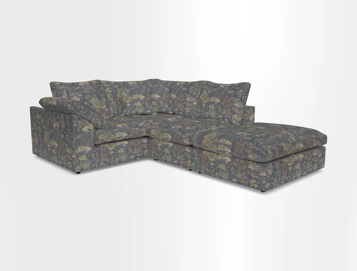 Big Softie Sloped Arm Small Corner Group LHF in Sahara Chalk
