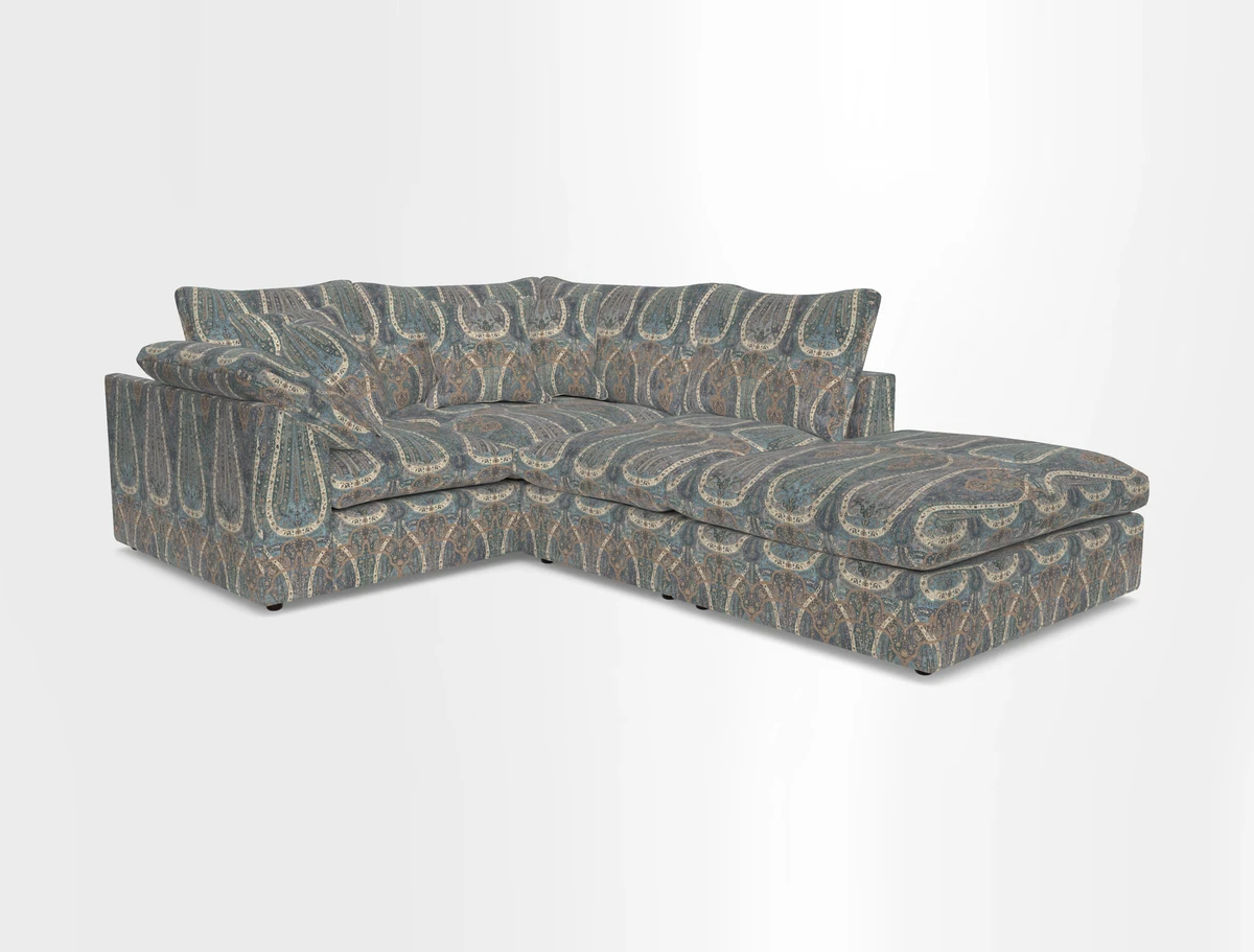 Big Softie Sloped Arm Small Corner Group LHF in Sahara Chalk