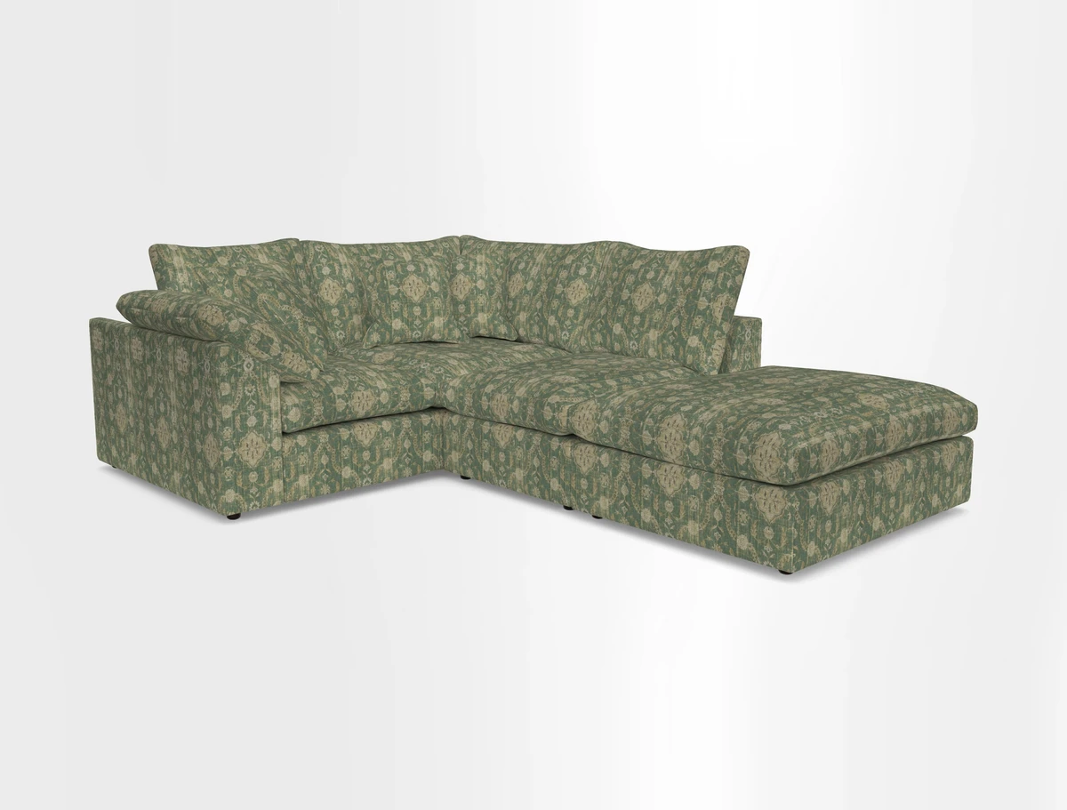 Big Softie Sloped Arm Small Corner Group LHF in Sahara Chalk
