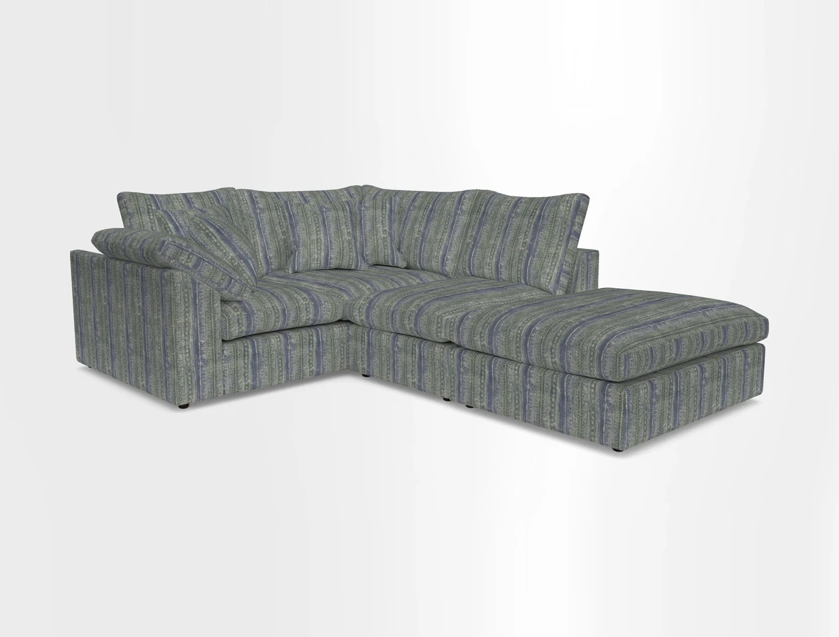 Big Softie Sloped Arm Small Corner Group LHF in Sahara Chalk