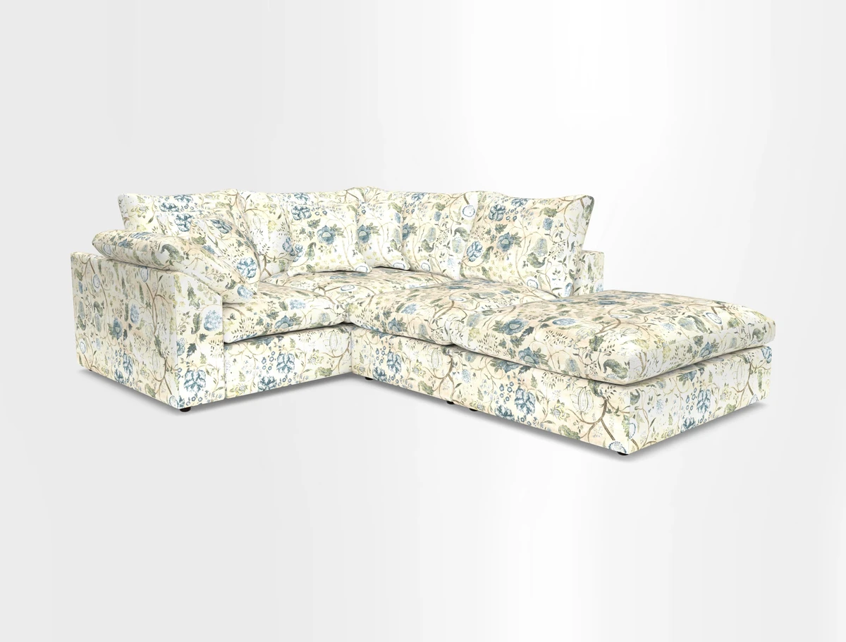 Big Softie Sloped Arm Small Corner Group LHF in Sahara Chalk