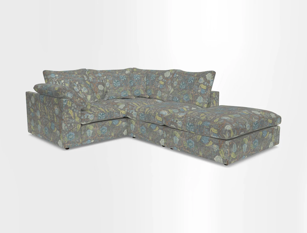 Big Softie Sloped Arm Small Corner Group LHF in Sahara Chalk
