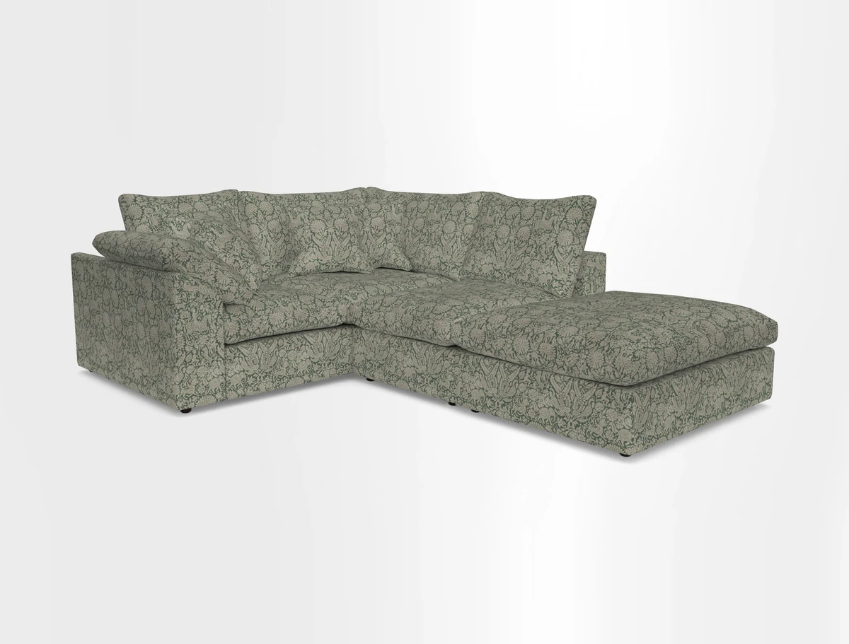 Big Softie Sloped Arm Small Corner Group LHF in Sahara Chalk