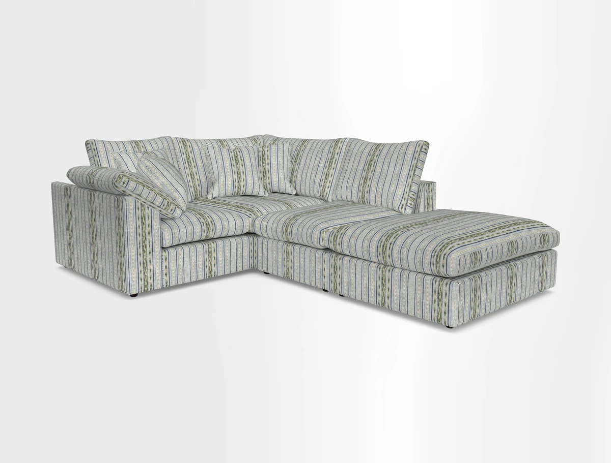 Big Softie Sloped Arm Small Corner Group LHF in Sahara Chalk