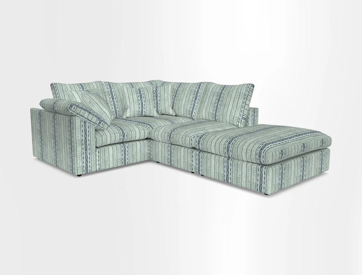 Big Softie Sloped Arm Small Corner Group LHF in Sahara Chalk