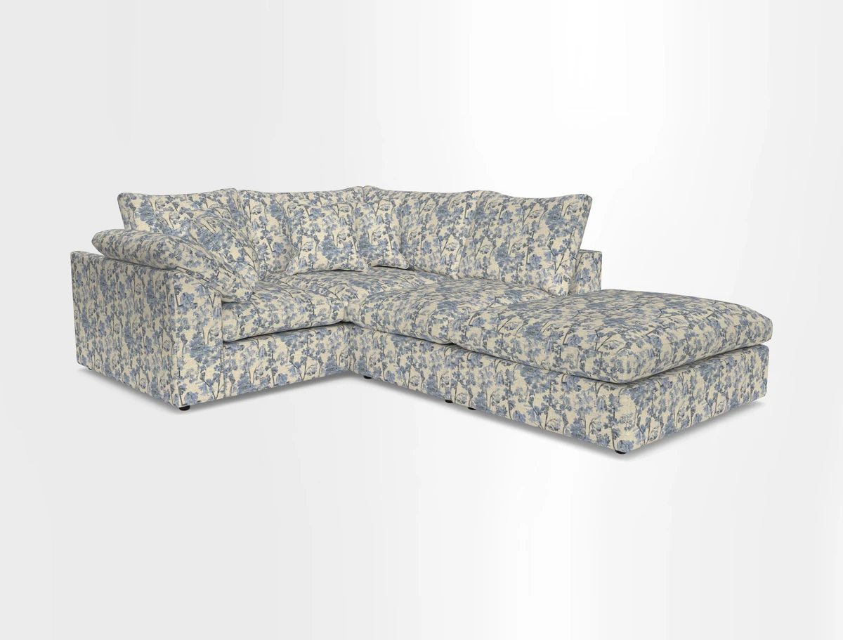 Big Softie Sloped Arm Small Corner Group LHF in Sahara Chalk