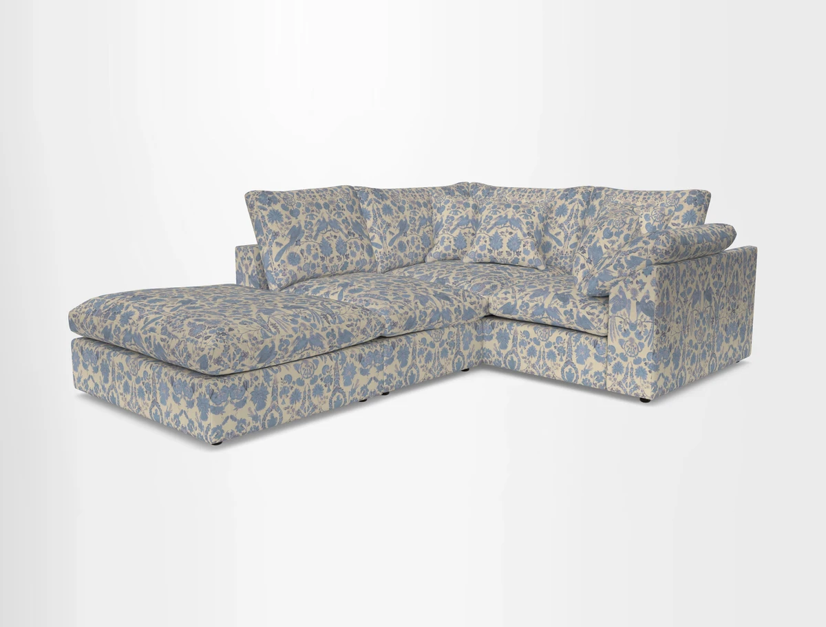 Big Softie Sloped Arm Small Corner Group RHF in Sahara Chalk