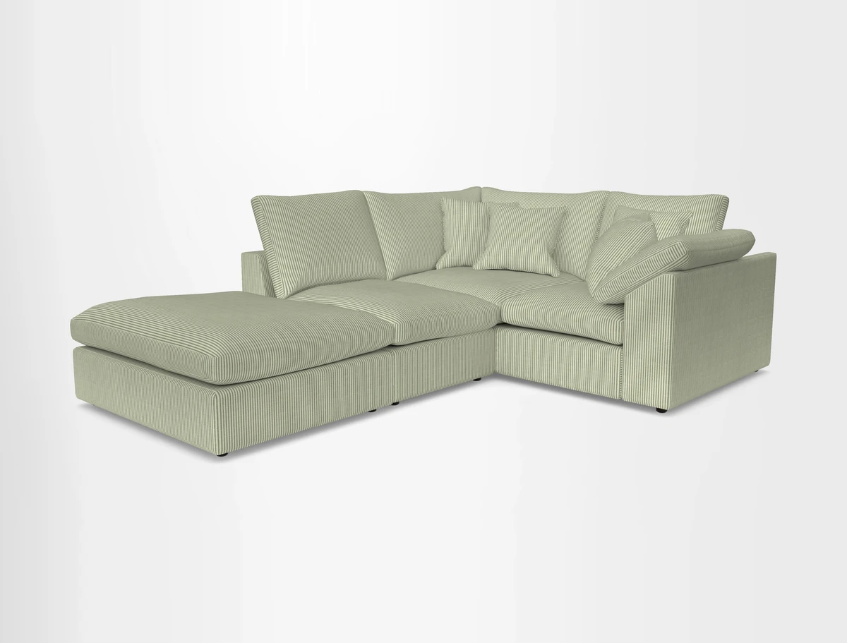 Big Softie Sloped Arm Small Corner Group RHF in Sahara Chalk
