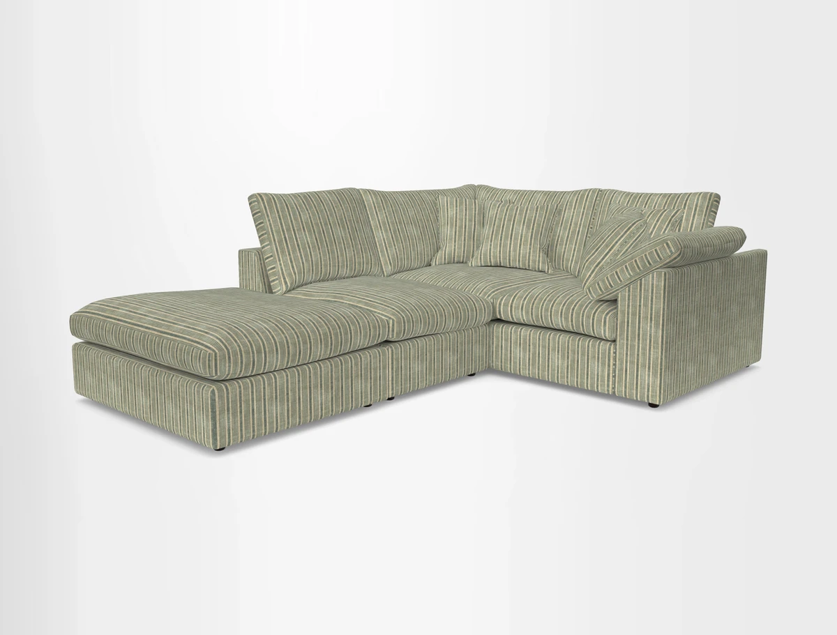 Big Softie Sloped Arm Small Corner Group RHF in Sahara Chalk
