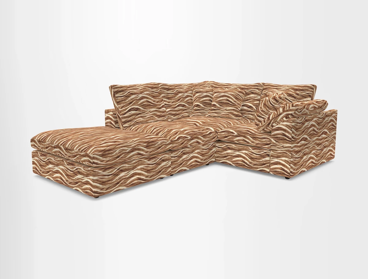 Big Softie Sloped Arm Small Corner Group RHF in Sahara Chalk