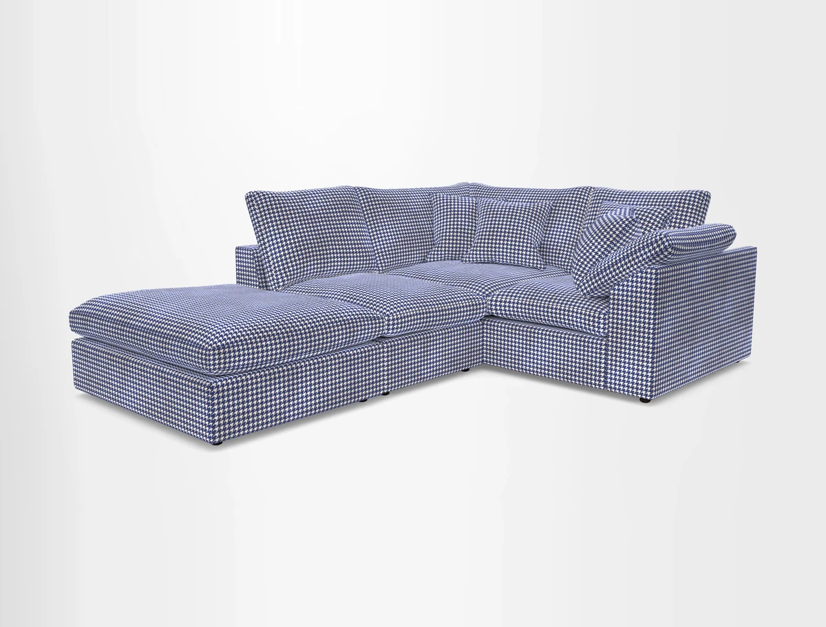 Big Softie Sloped Arm Small Corner Group RHF in Sahara Chalk