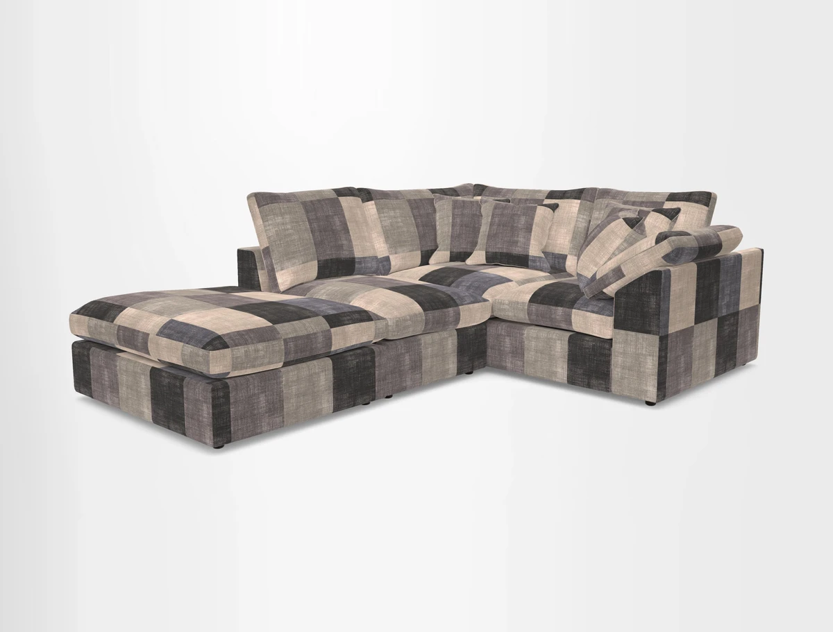 Big Softie Sloped Arm Small Corner Group RHF in Sahara Chalk