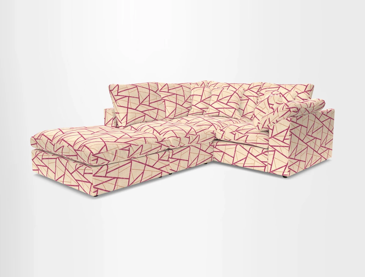 Big Softie Sloped Arm Small Corner Group RHF in Sahara Chalk