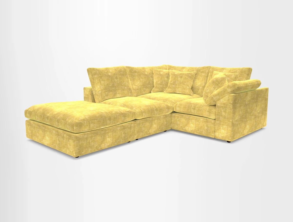Big Softie Sloped Arm Small Corner Group RHF in Sahara Chalk