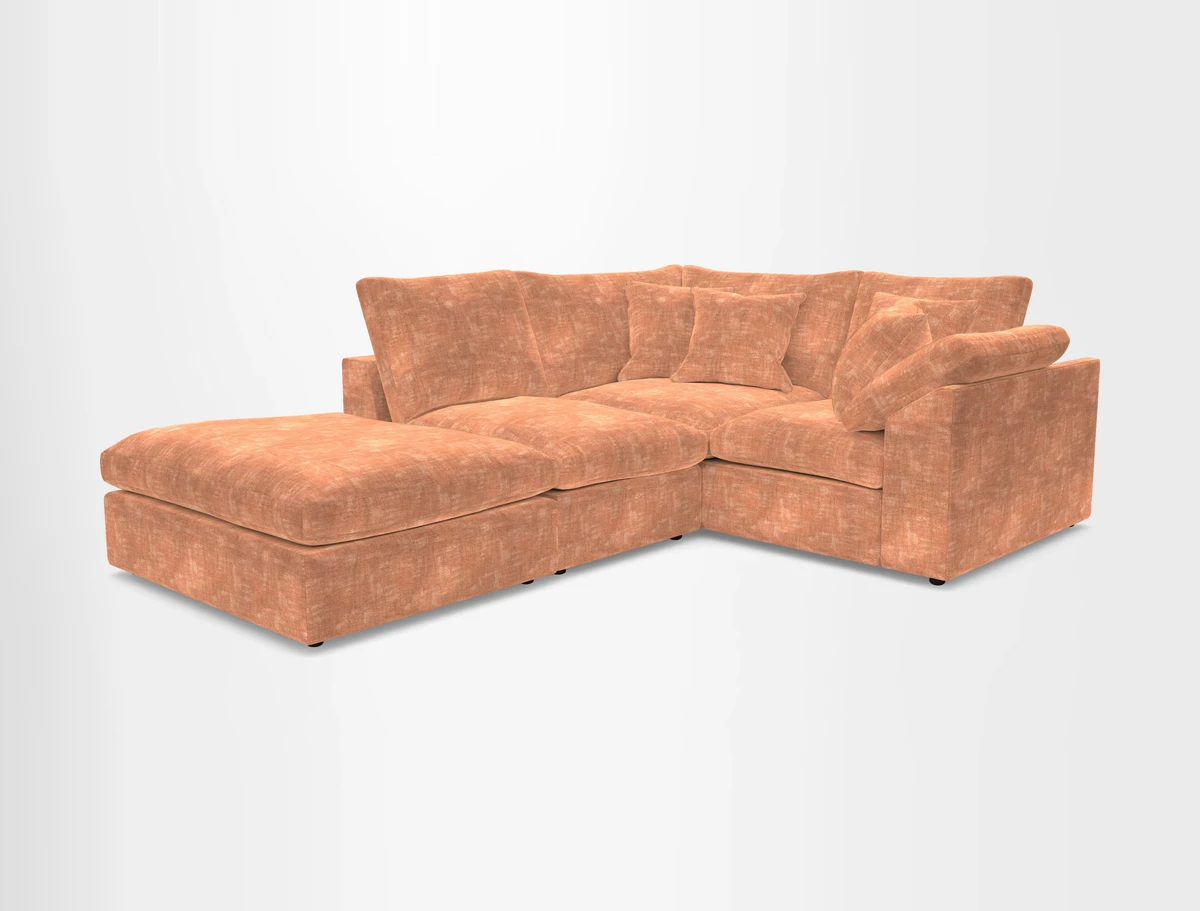 Big Softie Sloped Arm Small Corner Group RHF in Sahara Chalk