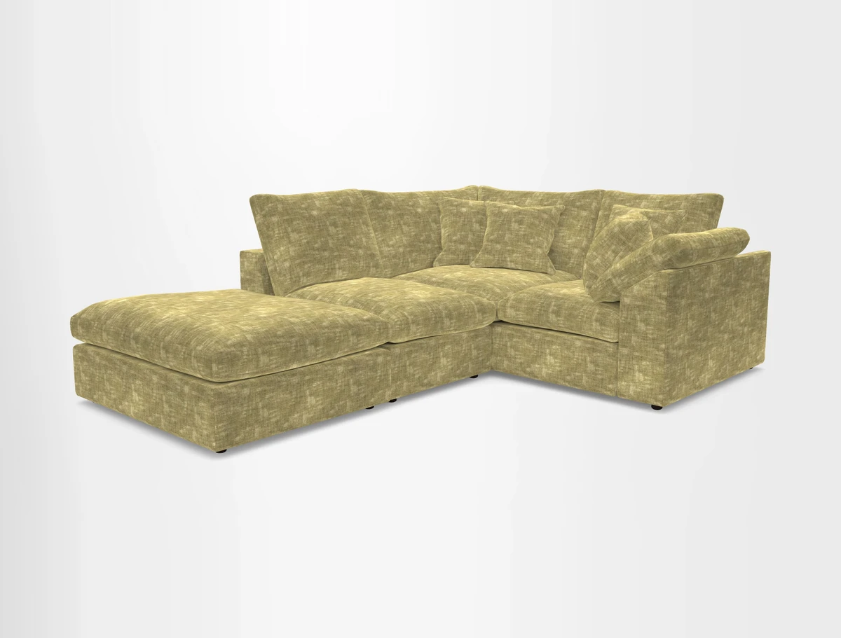 Big Softie Sloped Arm Small Corner Group RHF in Sahara Chalk