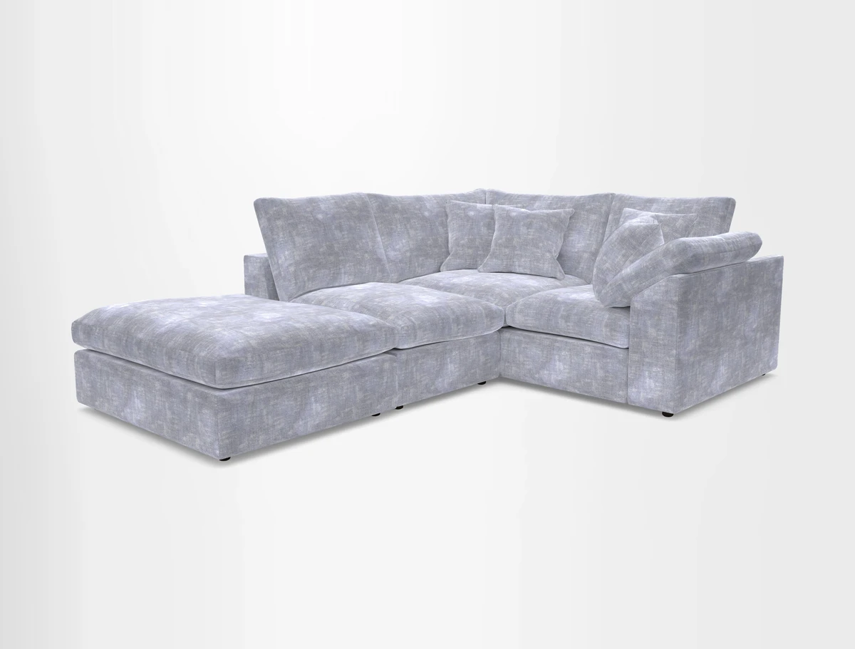 Big Softie Sloped Arm Small Corner Group RHF in Sahara Chalk