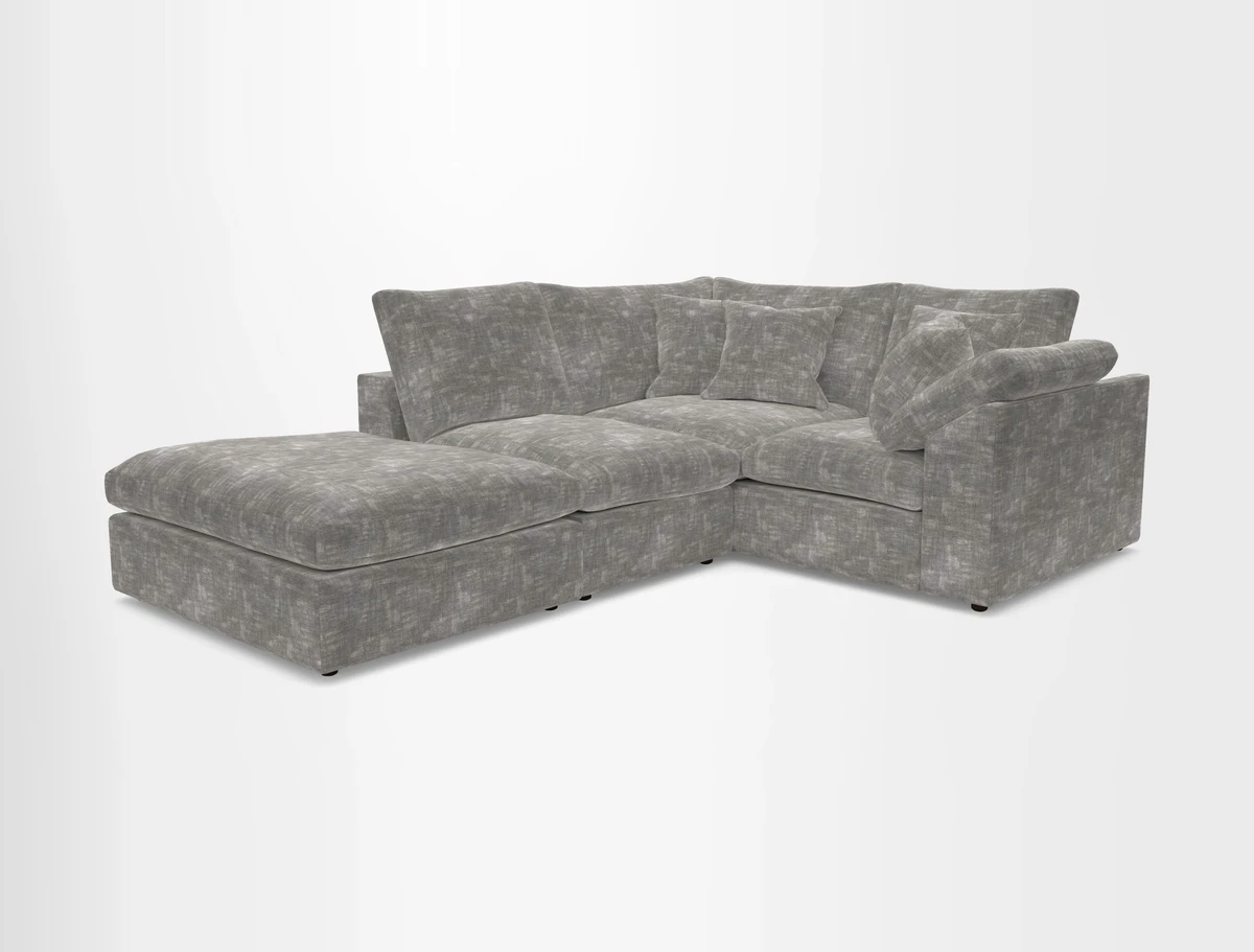 Big Softie Sloped Arm Small Corner Group RHF in Sahara Chalk