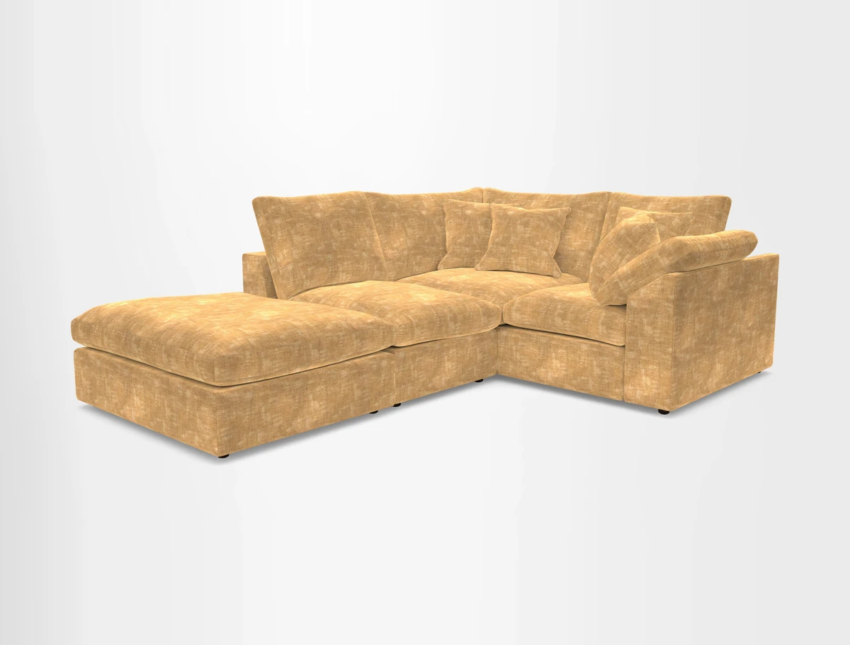 Big Softie Sloped Arm Small Corner Group RHF in Sahara Chalk