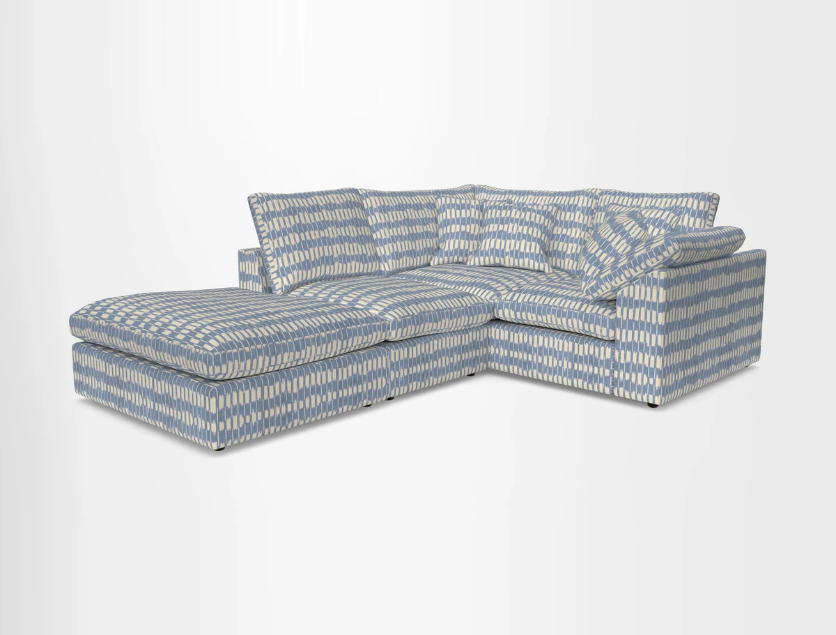 Big Softie Sloped Arm Small Corner Group RHF in Sahara Chalk