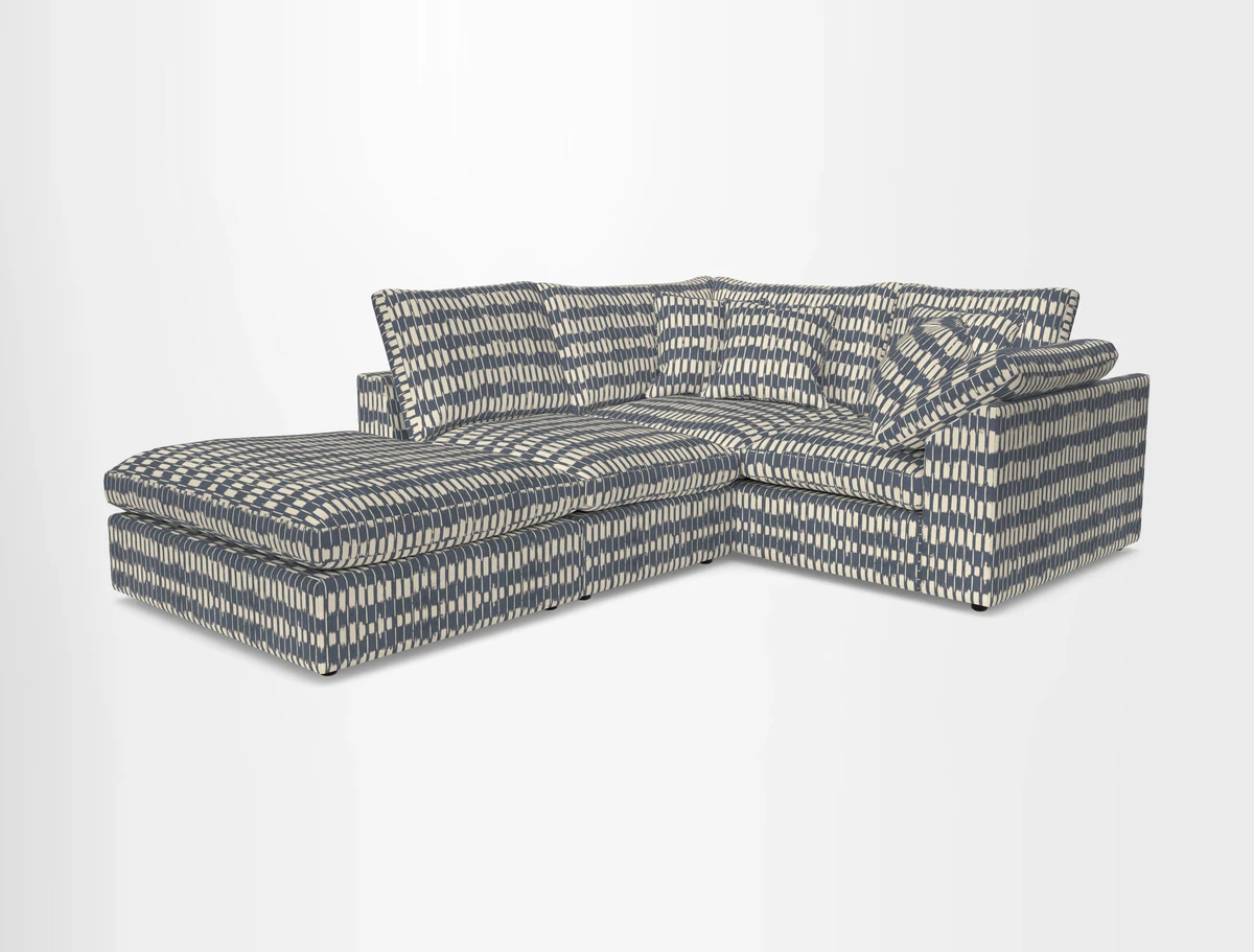 Big Softie Sloped Arm Small Corner Group RHF in Sahara Chalk