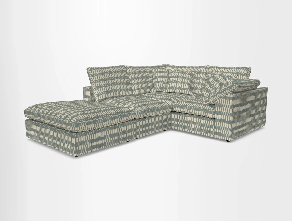 Big Softie Sloped Arm Small Corner Group RHF in Sahara Chalk