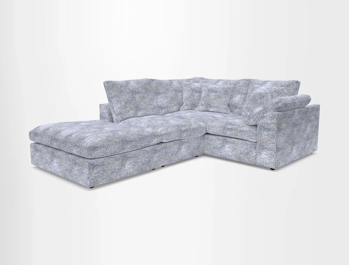 Big Softie Sloped Arm Small Corner Group RHF in Sahara Chalk