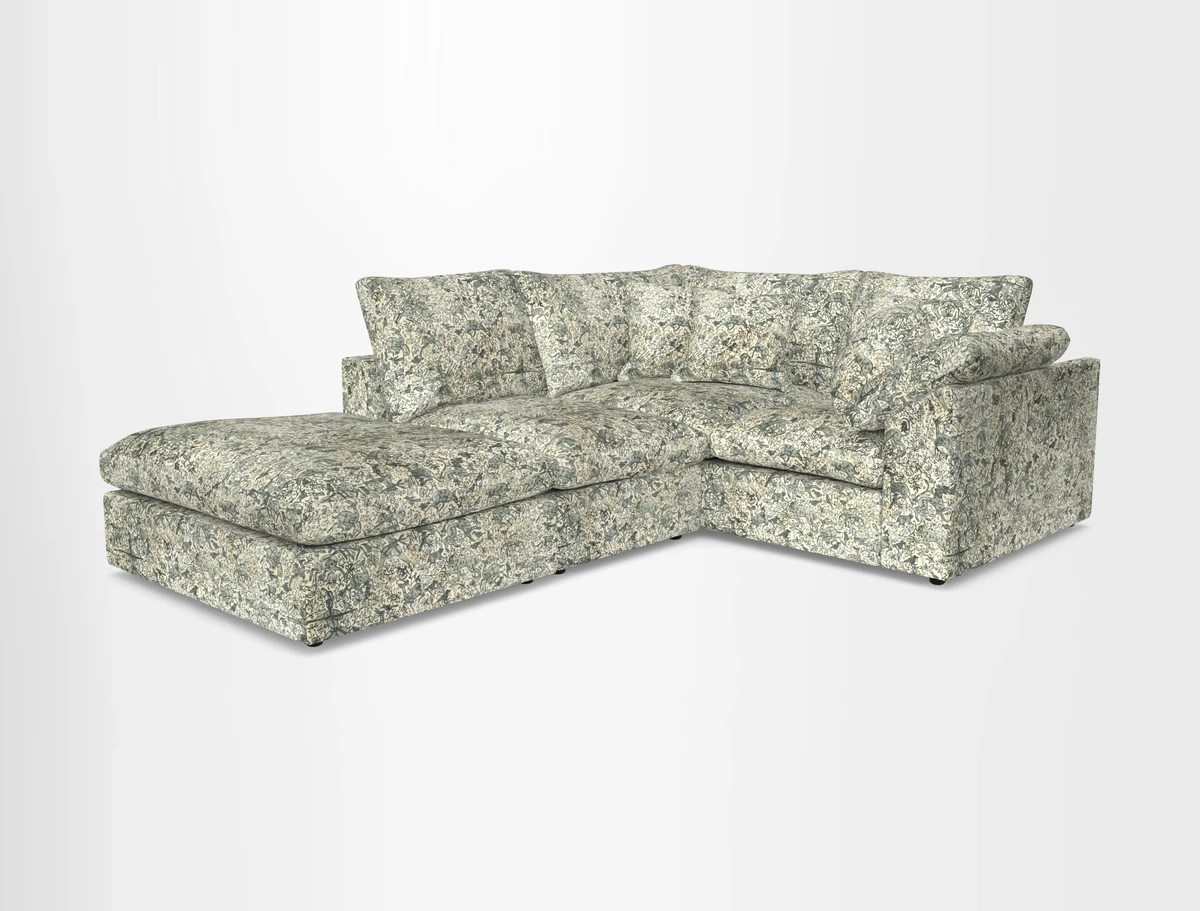 Big Softie Sloped Arm Small Corner Group RHF in Sahara Chalk