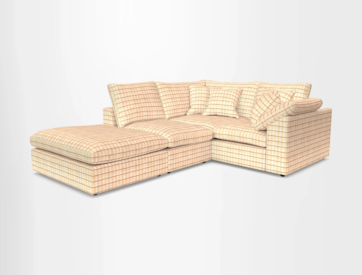 Big Softie Sloped Arm Small Corner Group RHF in Sahara Chalk