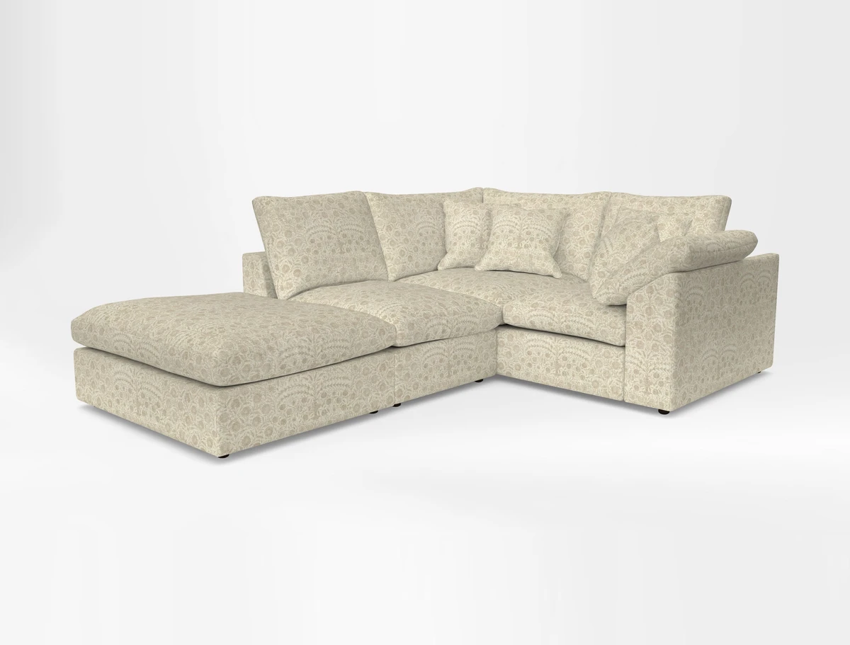 Big Softie Sloped Arm Small Corner Group RHF in Sahara Chalk