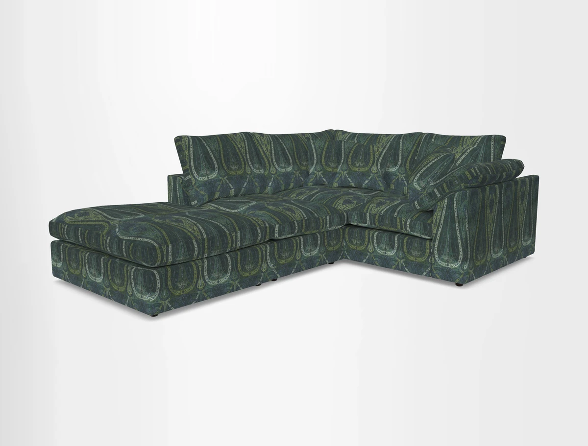 Big Softie Sloped Arm Small Corner Group RHF in Sahara Chalk