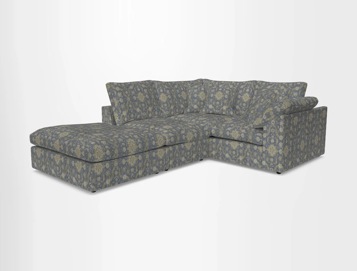 Big Softie Sloped Arm Small Corner Group RHF in Sahara Chalk