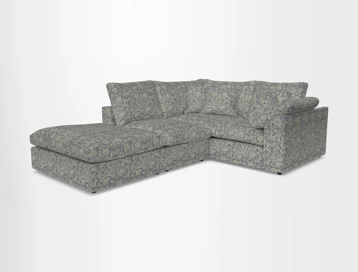 Big Softie Sloped Arm Small Corner Group RHF in Sahara Chalk