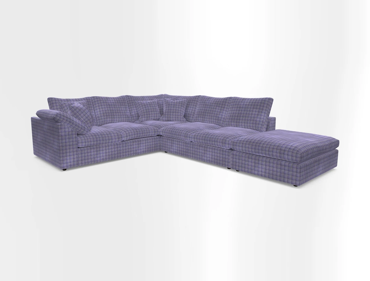 Big Softie Sloped Arm Large Corner Group LHF in Sahara Chalk
