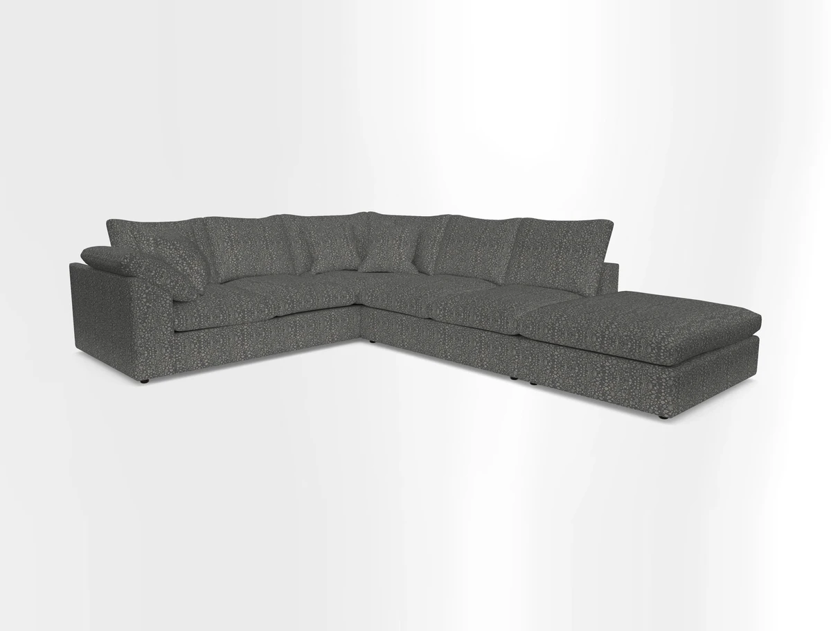 Big Softie Sloped Arm Large Corner Group LHF in Sahara Chalk