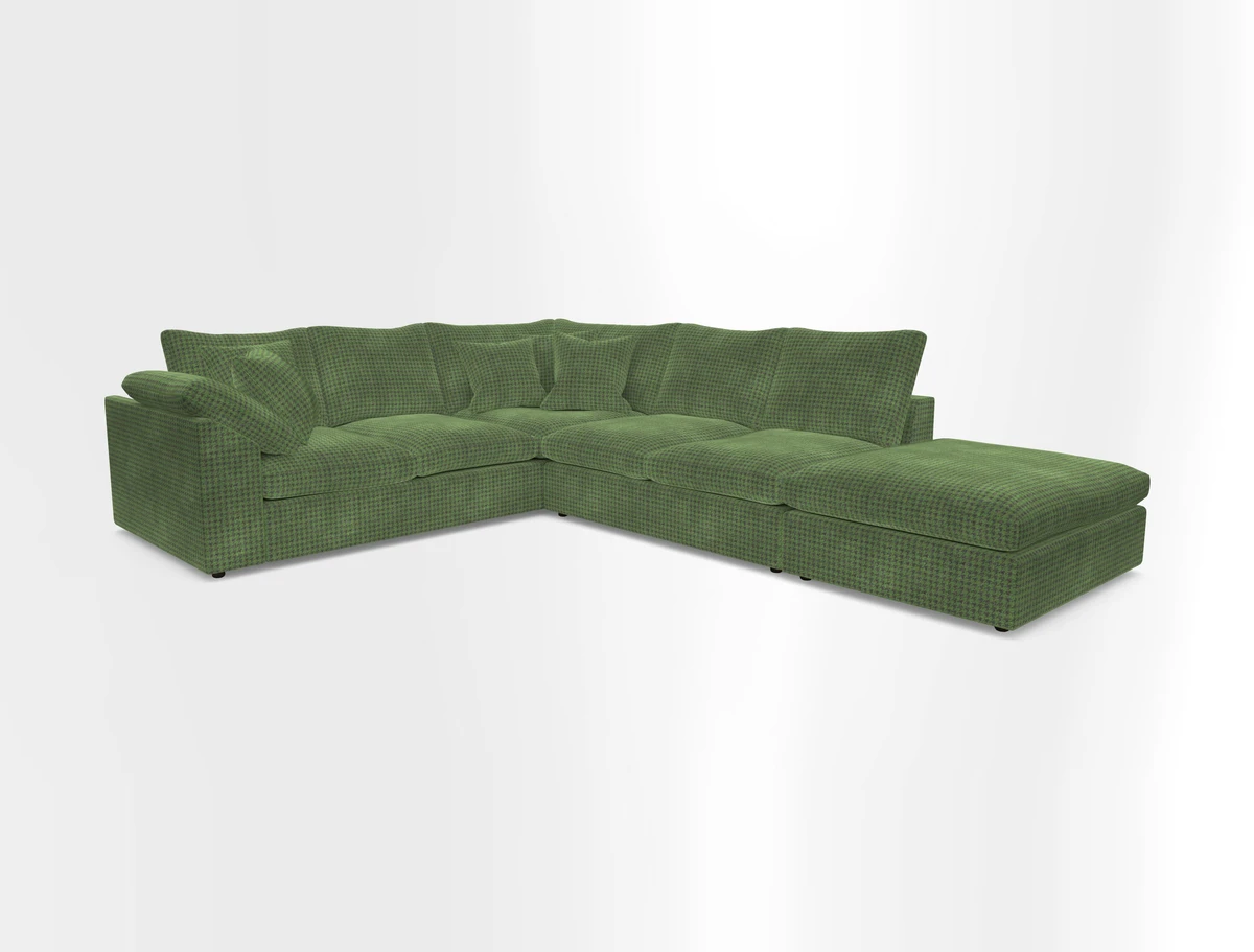 Big Softie Sloped Arm Large Corner Group LHF in Sahara Chalk
