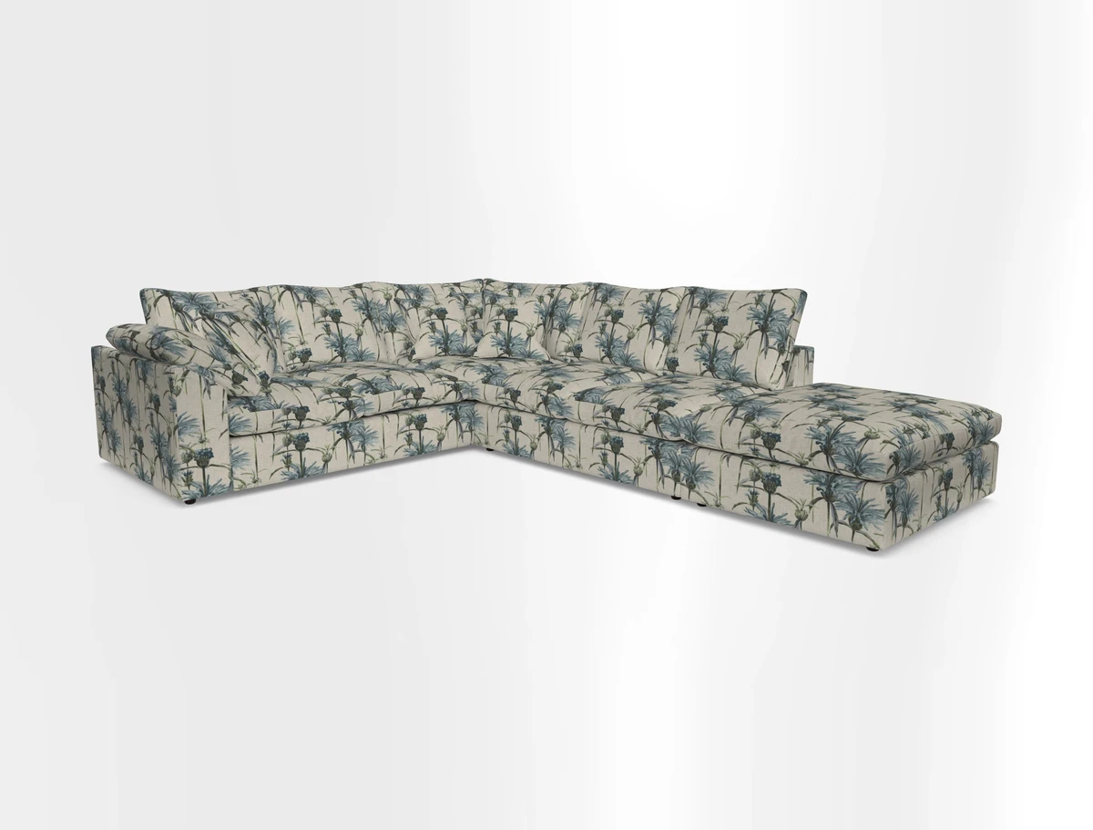 Big Softie Sloped Arm Large Corner Group LHF in Sahara Chalk