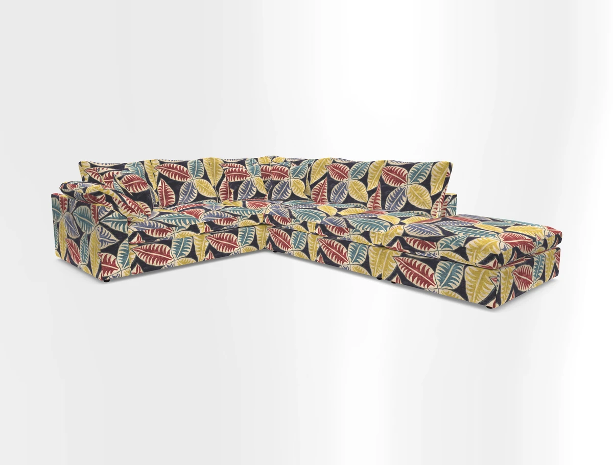 Big Softie Sloped Arm Large Corner Group LHF in Sahara Chalk