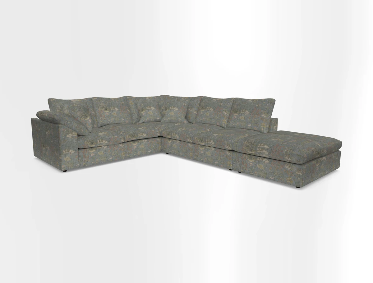 Big Softie Sloped Arm Large Corner Group LHF in Sahara Chalk