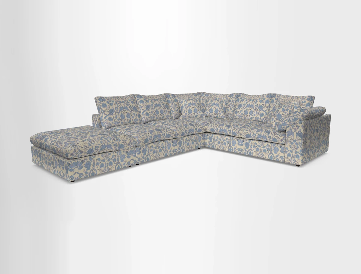 Big Softie Sloped Arm Large Corner Group RHF in Sahara Chalk