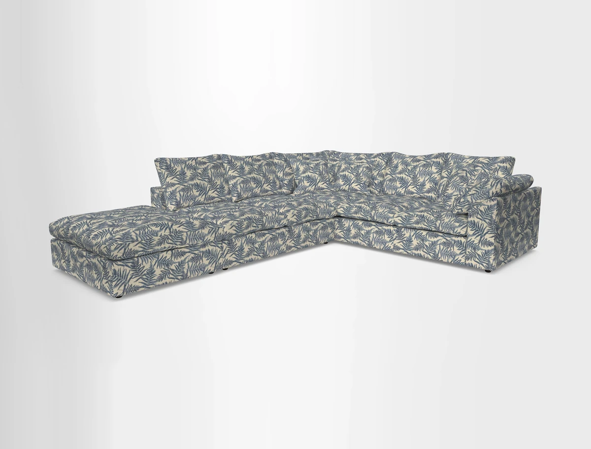 Big Softie Sloped Arm Large Corner Group RHF in Sahara Chalk