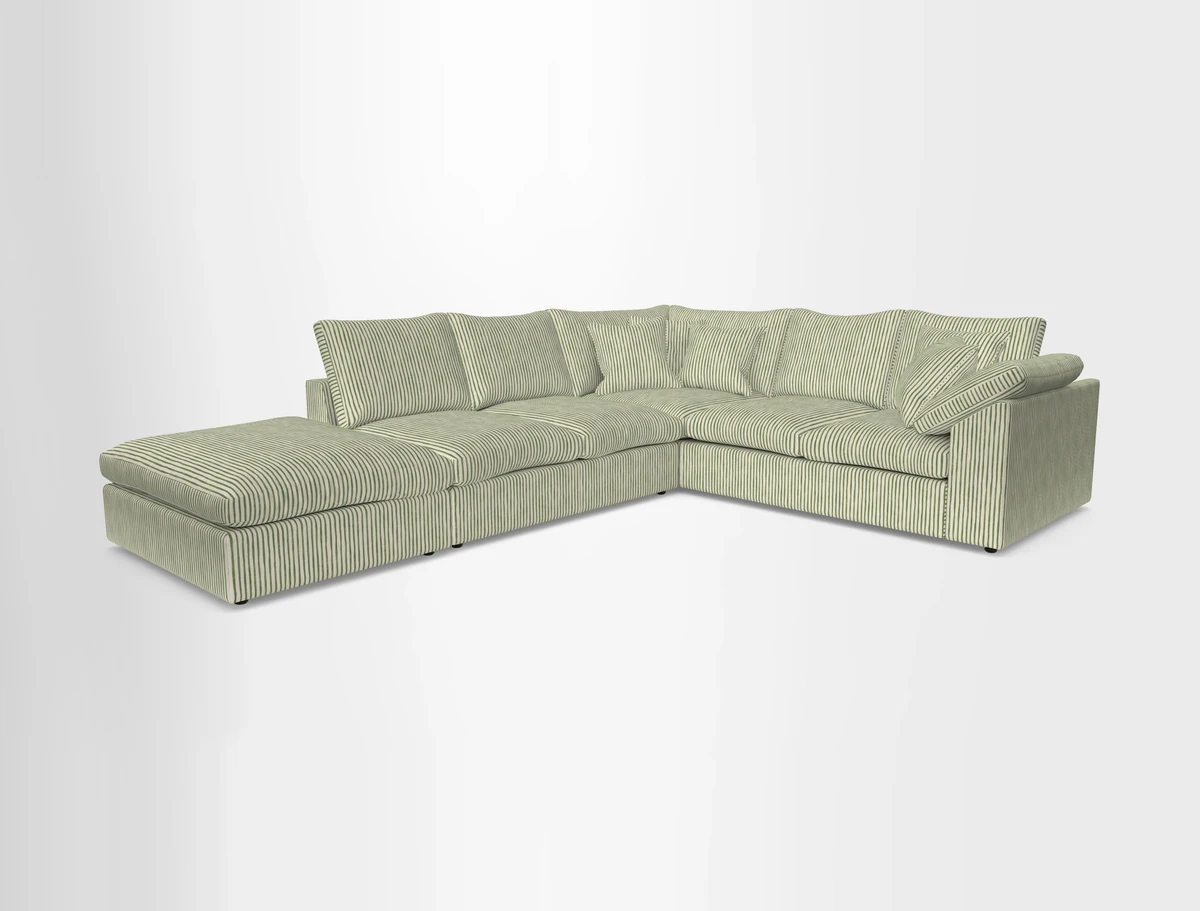 Big Softie Sloped Arm Large Corner Group RHF in Sahara Chalk