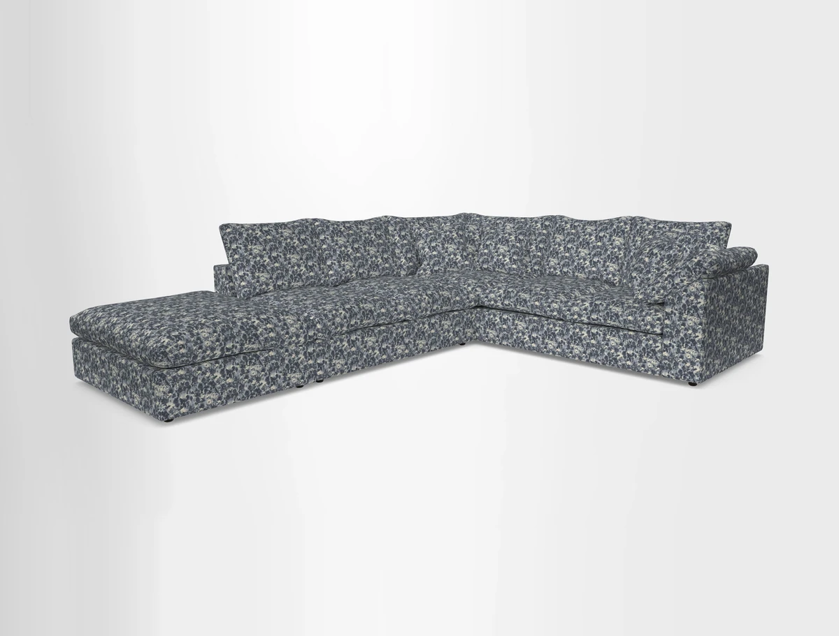 Big Softie Sloped Arm Large Corner Group RHF in Sahara Chalk