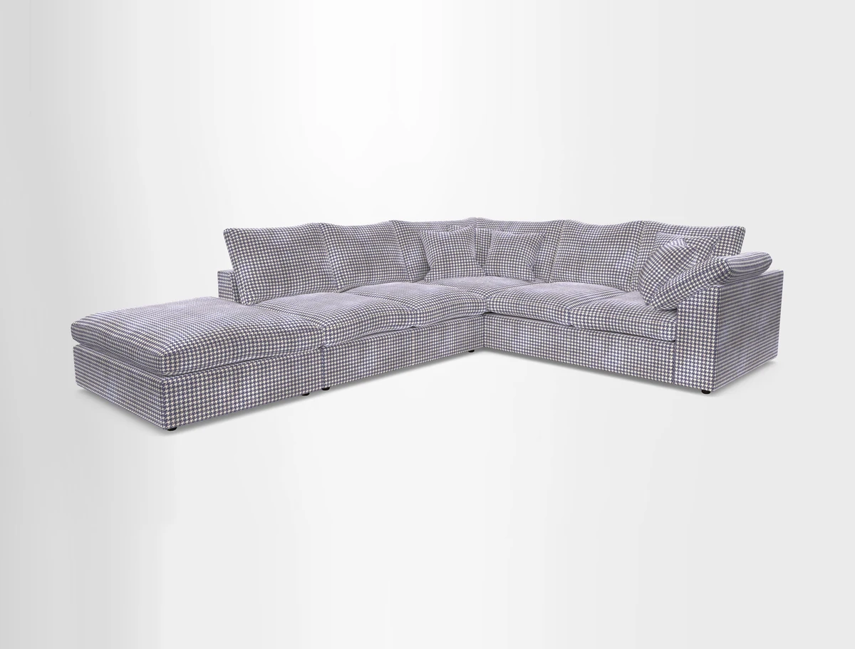 Big Softie Sloped Arm Large Corner Group RHF in Sahara Chalk