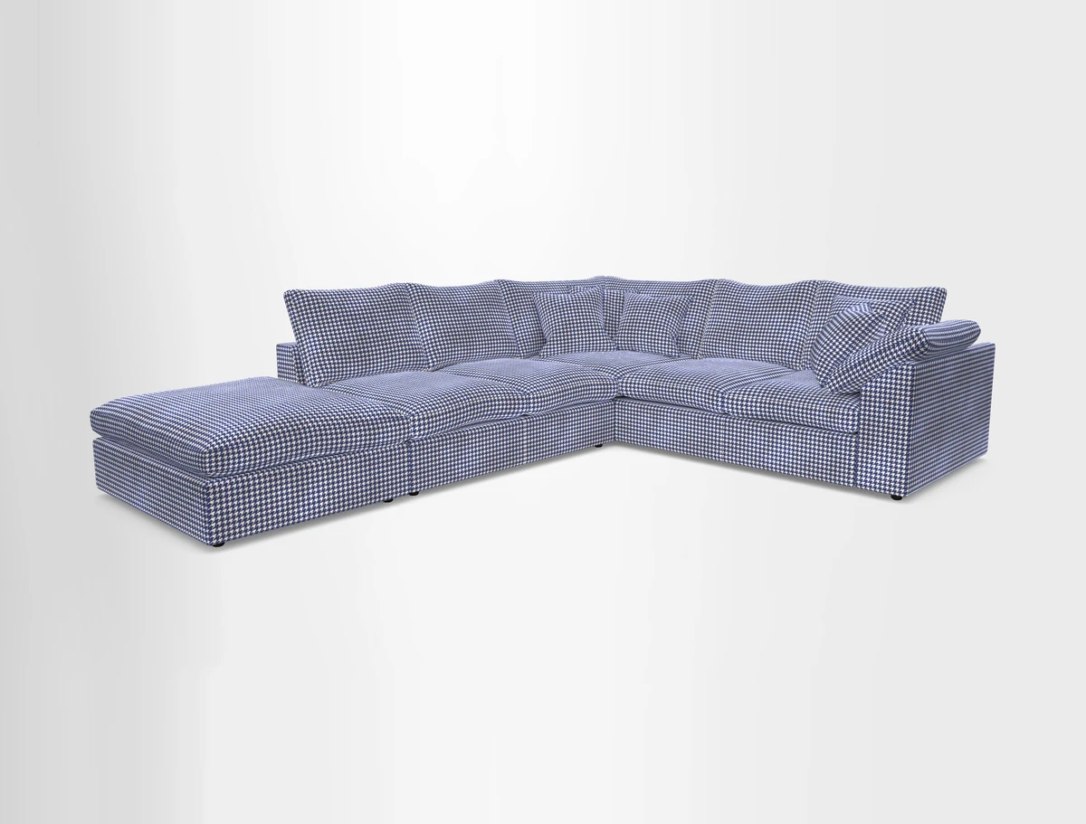 Big Softie Sloped Arm Large Corner Group RHF in Sahara Chalk
