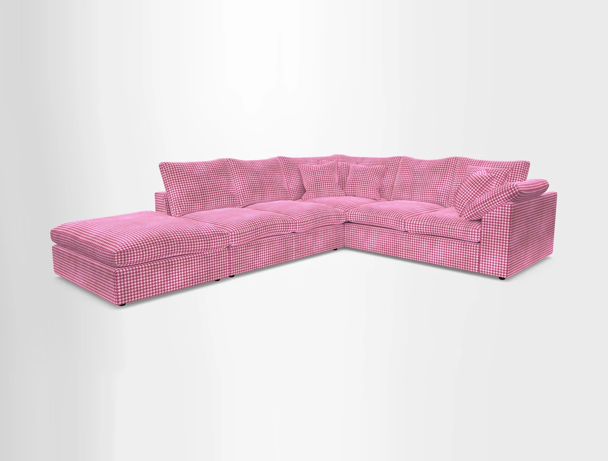 Big Softie Sloped Arm Large Corner Group RHF in Sahara Chalk