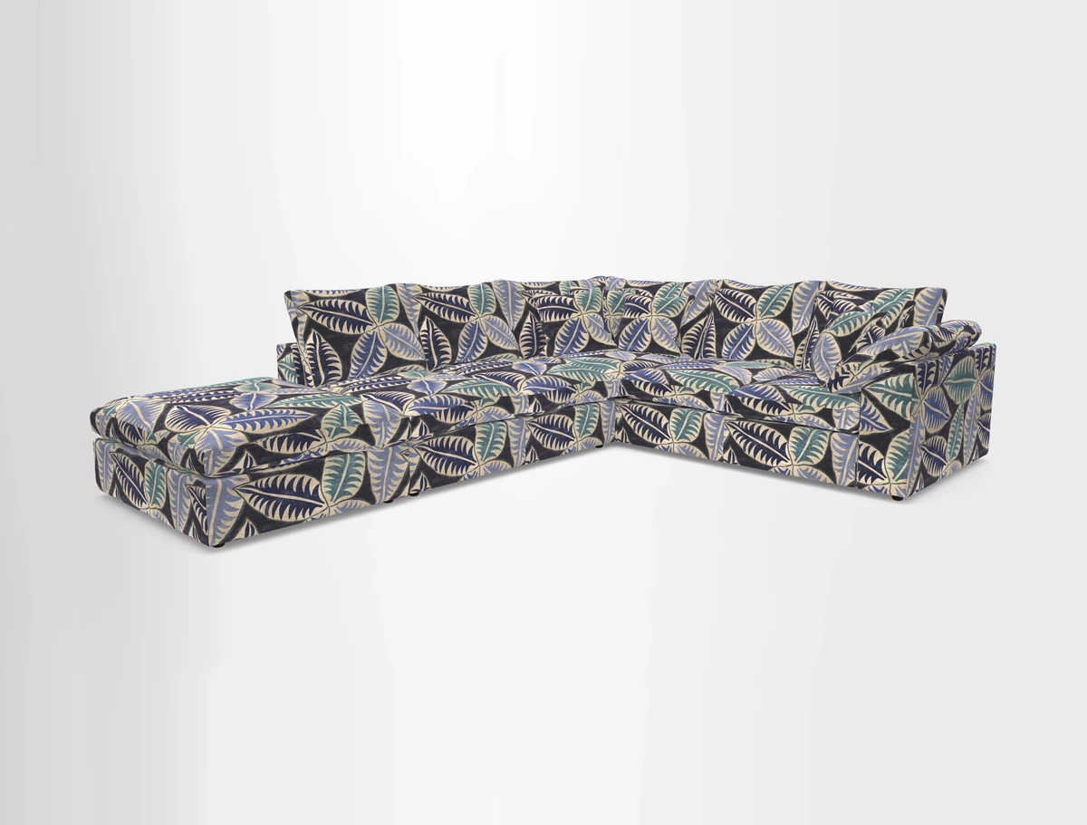 Big Softie Sloped Arm Large Corner Group RHF in Sahara Chalk