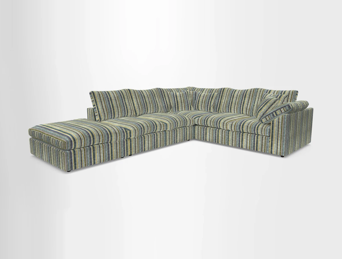 Big Softie Sloped Arm Large Corner Group RHF in Sahara Chalk