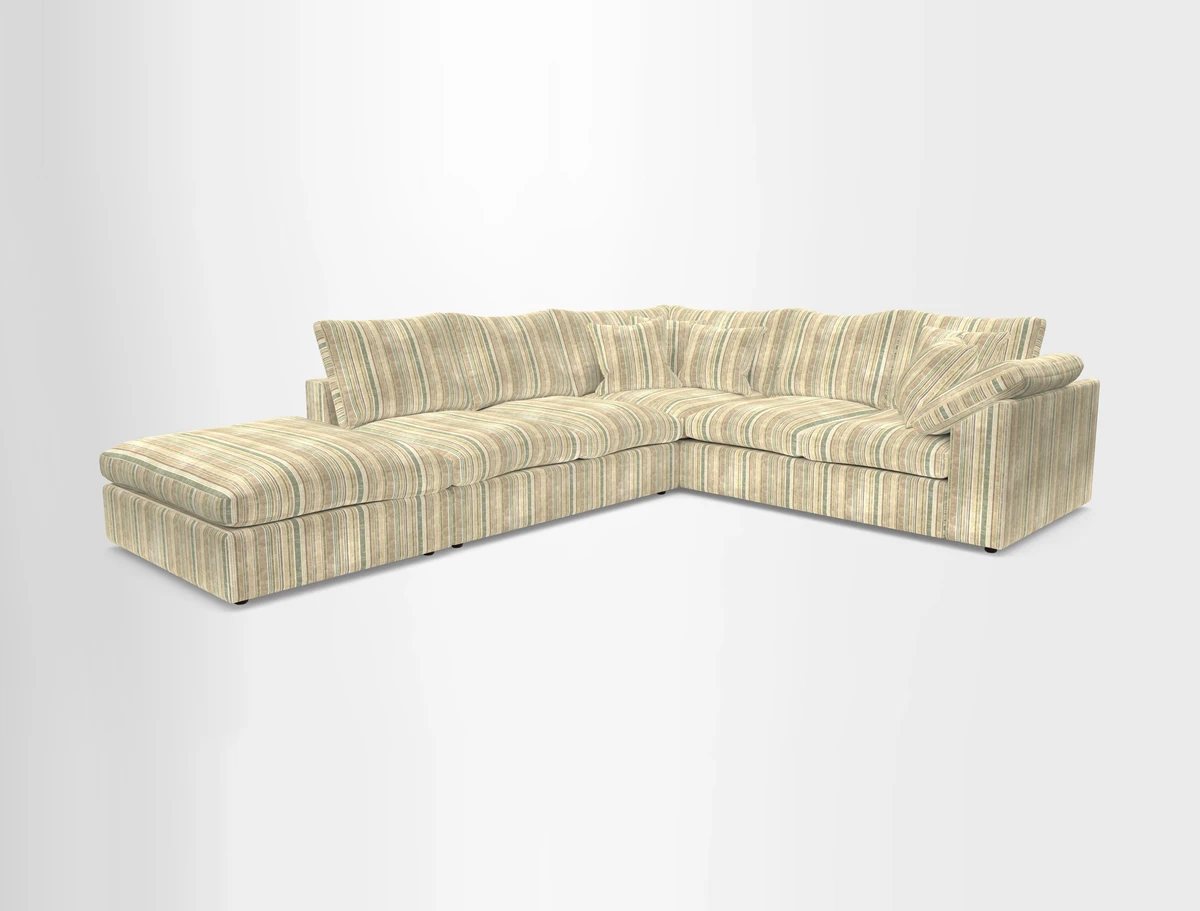 Big Softie Sloped Arm Large Corner Group RHF in Sahara Chalk
