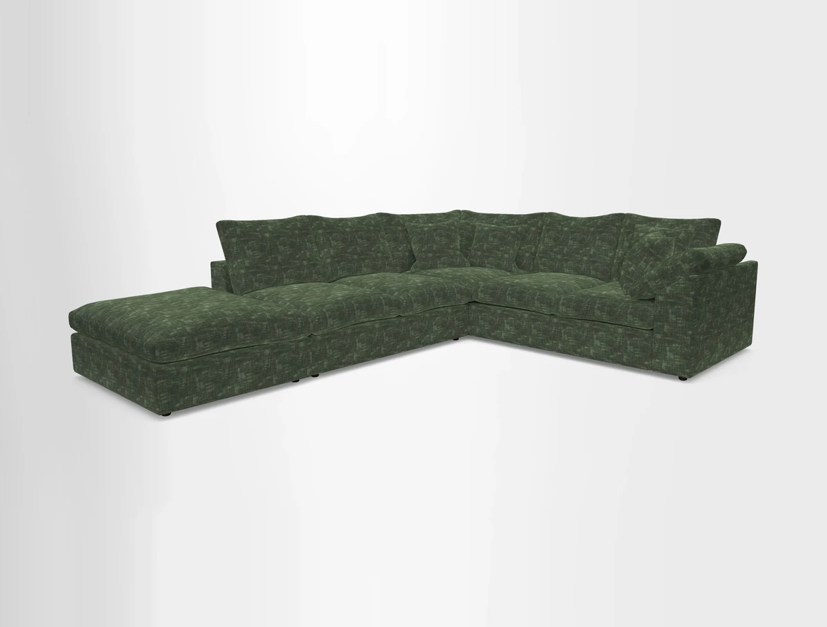 Big Softie Sloped Arm Large Corner Group RHF in Sahara Chalk
